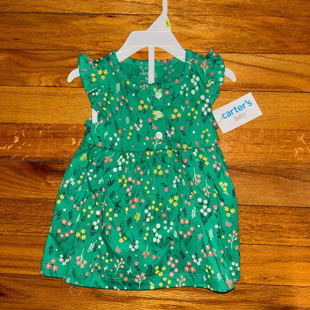 NWT Green Dress Set
